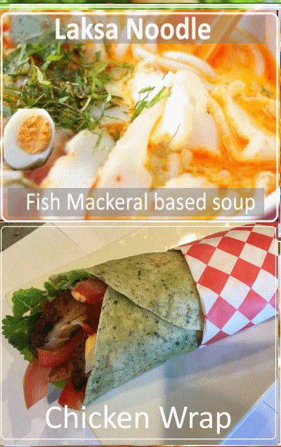 Laksa Noodle &mdash; fish mackerel based soup